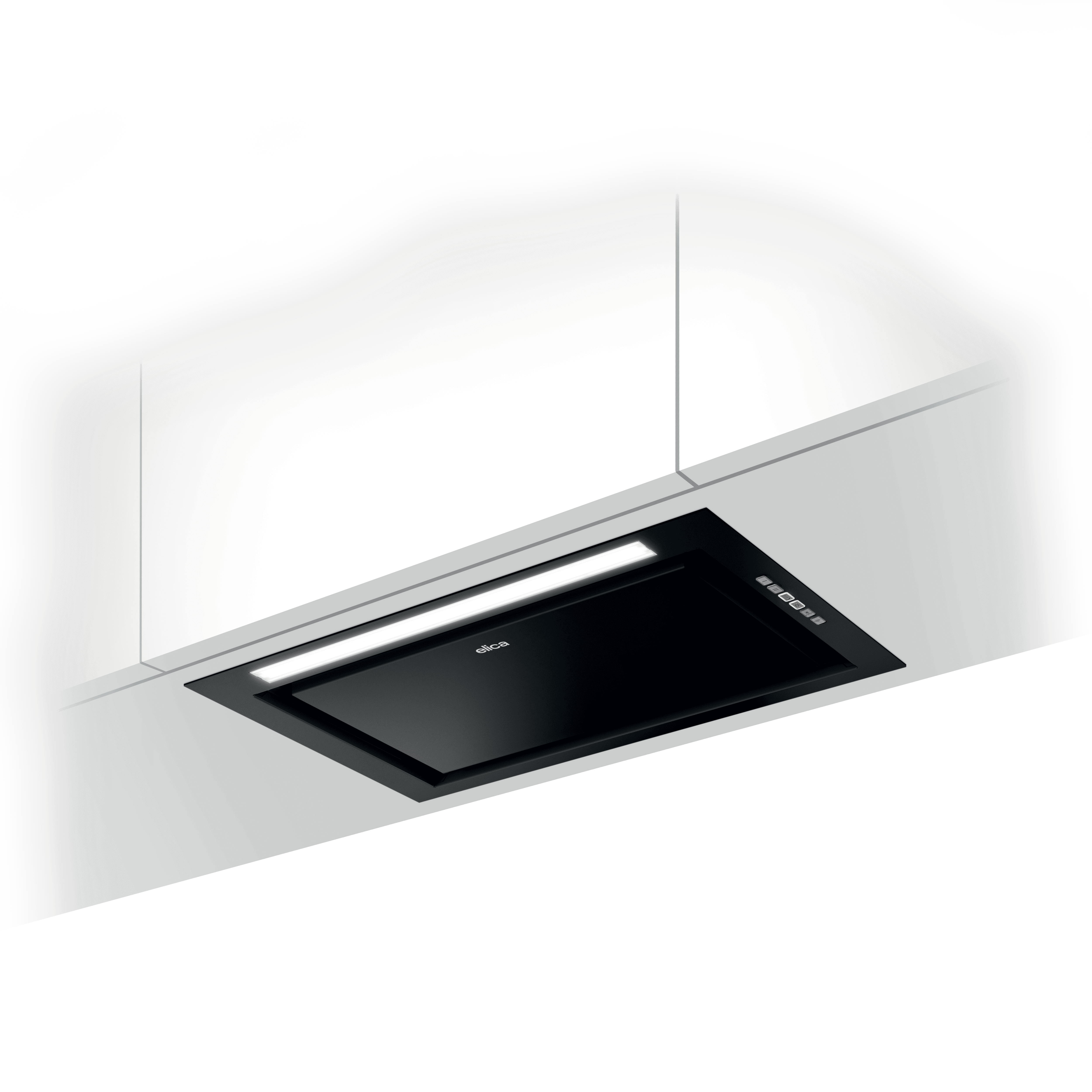 Cooker Hoods Built-in with cabinet base black thumb