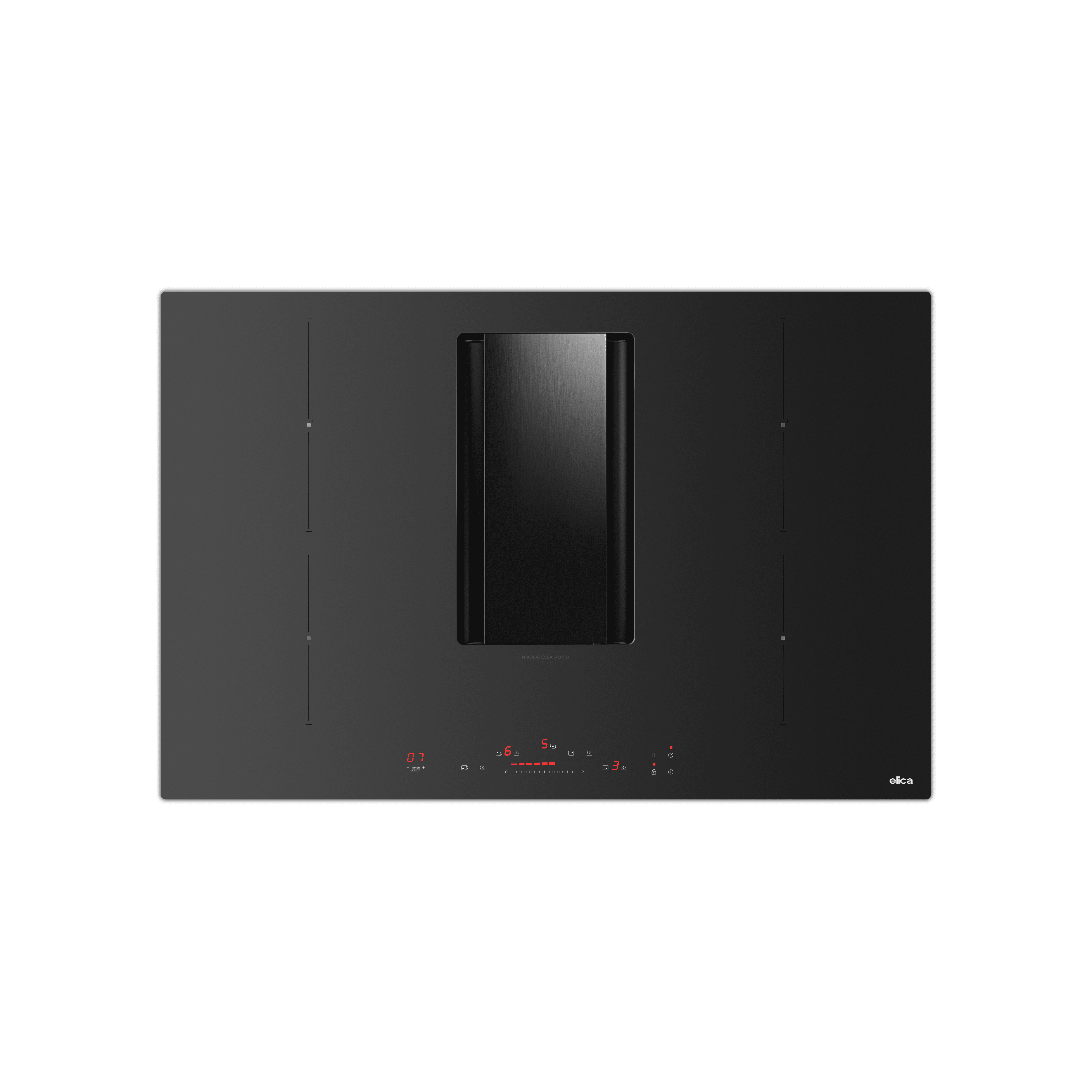 Piani cottura Piani a induzione con cappa integrata black matt thumb
