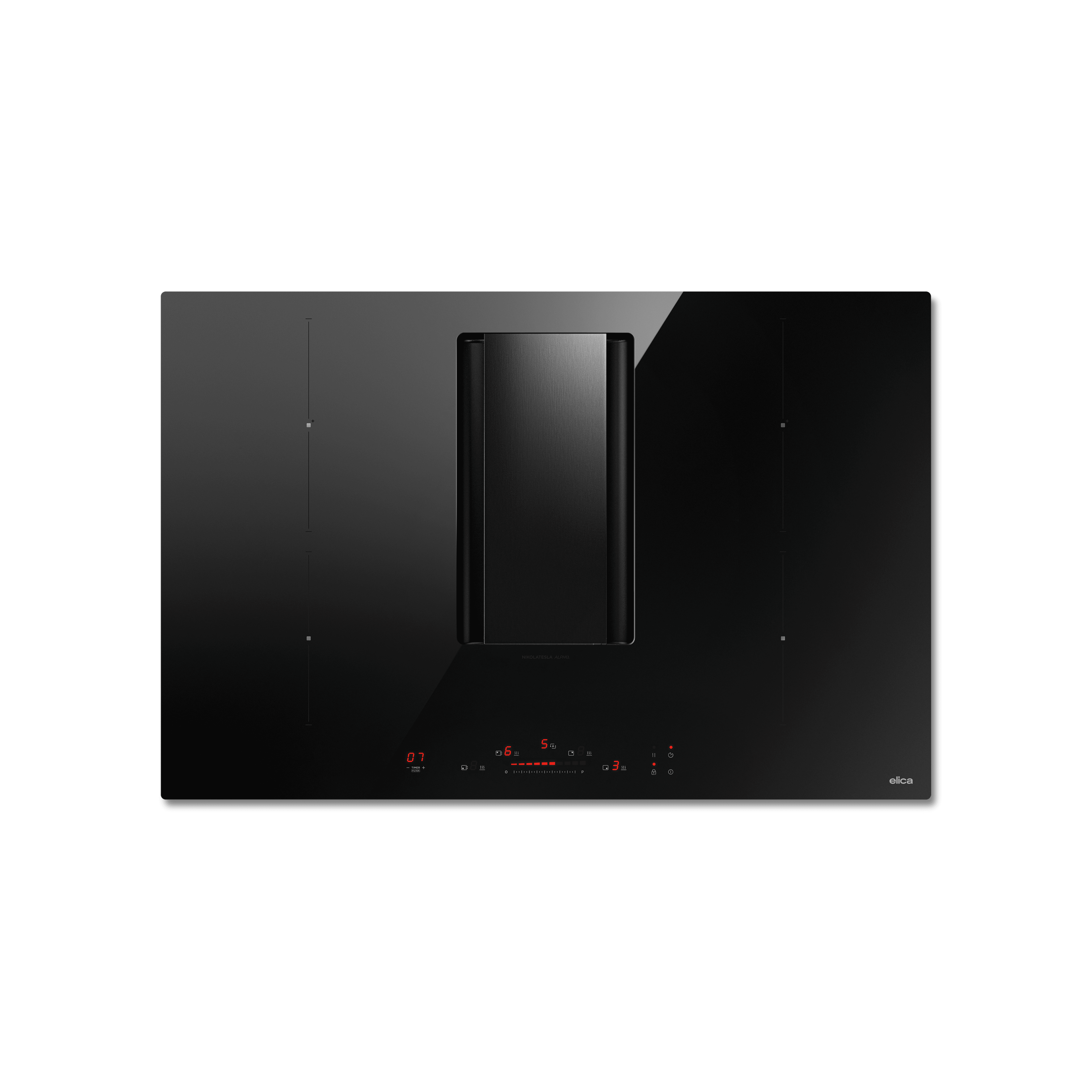 Hobs Induction Hobs With Extractor NIKOLATESLA ALPHA B BL/A/78 thumb