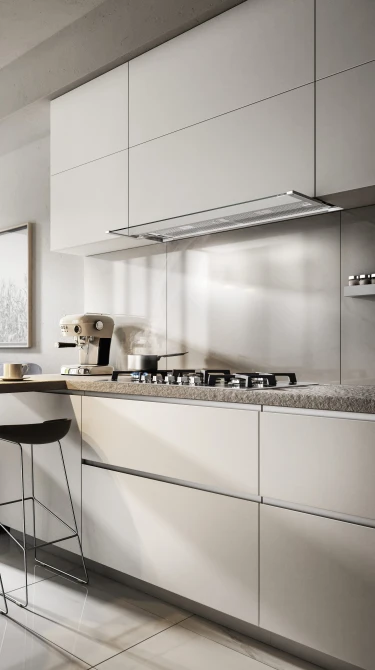 Cooker Hoods Built-in with cabinet base Glass Out hero